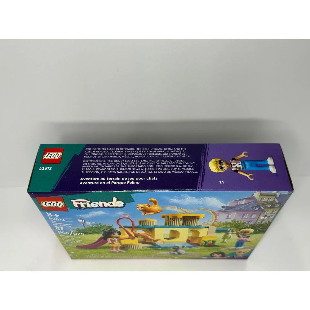 LEGO Friends Cat Playground Adventure 42612 Building Toy Set 87 Pieces New - Picture 2 of 6